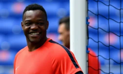 Le gardien français Steve Mandanda, le 25 juin 2016 au Parc OL à Lyon