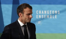 Emmanuel Macron à l'Elysée le 27 novembre 2018