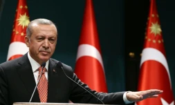 Le président turc Recep Tayyip Erdogan à Ankara le 24 juillet 2016