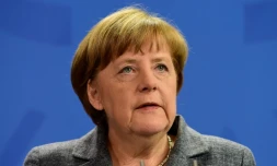 La chancelière allemande Angela Merkel, le 15 avril 2016 à Berlin