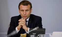 Le président Emmanuel Macron à l'Elysée, le 17 novembre 2020 à Paris