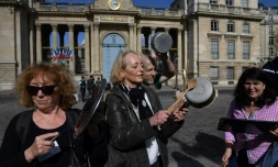 Concert de casseroles contre la politique sociale du gouvernement et sa réforme du Code du travail, le 30 septembre 2017 à Bordeaux