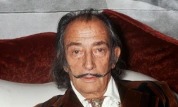 Le peintre espagnol Salvador Dali, le 13 décembre 1972 à Paris
