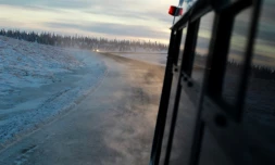 Sur la route du Tuktoyaktuk, le 15 novembre