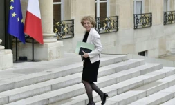 La ministre du Travail, Muriel Pénicaud, à l'Elysée le 18 mai 2017