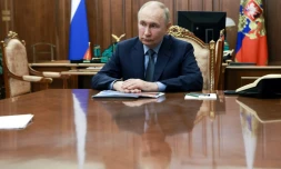 Le président russe Vladimir Poutine, le 29 août 2024 à Moscou