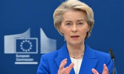 La présidente de la Commission européenne Ursula von der Leyen, à Bruxelles, le 4 mars 2025