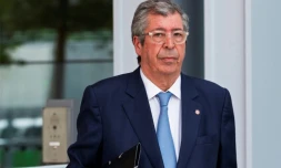 Patrick Balkany arrive au tribunal le 22 mai 2019 à Paris