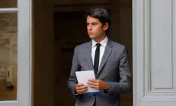 Le ministre de l'Education Gabriel Attal le 6 septembre 2023 à Paris