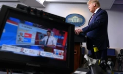 Donald Trump à Washington le 5 novembre 2020