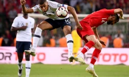 Le Français Kylian Mbappé lors de la défaite face à la Turquie 2-0 à Konya le 8 juin 2019 en qualifications de l'Euro-2020