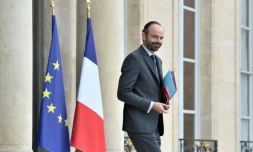 Le Premier ministre Édouard Philippe, le 18 mai 2017 à l'Elysée à Paris
