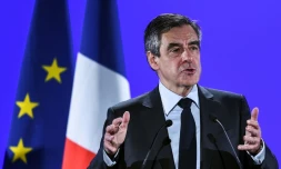 François Fillon le 9 mars 2017 à Besançon 