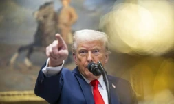 Le président américain Donald Trump, le 3 mars 2025 à la Maison Blanche