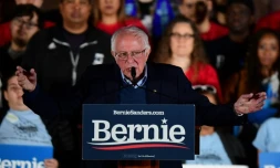 Le candidat démocrate Bernie Sanders, le 21 février 2020 à Las Vegas, dans le Nevada