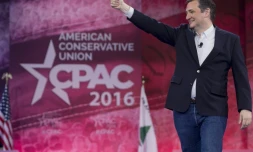 L'ultra-conservateur sénateur du Texas, Ted Cruz, le 4 mars 2016 à Oxon Hill (Maryland)