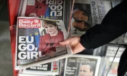 Le Brexit à la Une du quotidien Daily Record le 25 juin 2016 à Edimbourg