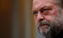 Le garde des Sceaux Eric Dupond-Moretti le 28 avril 2021 au palais de l'Elysée à Paris