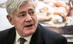 Le député européen Bruno Gollnisch à Lyon le 30 janvier 2015