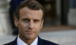 Emmanuel Macron à l'Elysée, le 16 octobre 2018