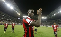 Mario Balotelli, auteur d'un doublé pour Nice contre Marseille à l'Allianz Riviera, le 11 septembre 2016