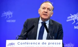Le président du Medef, Pierre Gattaz, le 13 mars 2018 à Paris