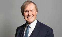 Le député conservateur britannique David Amess, à Londres, à une date non précisée (photo fournie par le Parlement britannique).