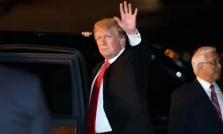 Le président américain Donald Trump arrive à Buenos Aires, en Argentine, le 29 novembre 2018 pour participer au sommet du G20