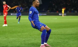 Kylian Mbappé a lancé les Bleus vers un succès logique contre l'Azerbaïdjan en qualification du Mondial, le 10 octobre 2025 au Parc des Princes 