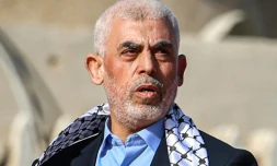 Yahya Sinouar, le nouveau chef du Hamas, le 14 décembre 2022 dans la ville de Gaza