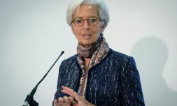 La directrice du FMI Christine Lagarde à Londres, le 11 décembre 2015