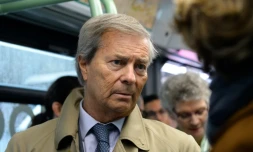 Le PDG du groupe Bolloré, Vincent Bolloré le 30 mai 2016 à Paris