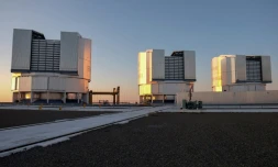 Une vue générale de l'observatoire de Paranal, au Chili, le 6 février 2018