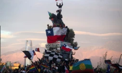 Manifestation Ă Santiago du Chili, le 1er novembre 2019