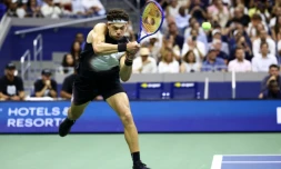 Ben Shelton lors de son match contre Frances en demi-finale de l'US Open le 11 septembre 2026