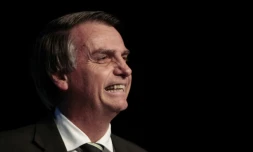 Le candidat brésilien Jair Bolsonaro à Sao Paulo, le 18 juin 2018