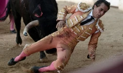 Le matador espagnol Ivan Fandiño est mortellement encorné le 17 juin 2017 lors d'une corrida à Aire-sur-l'Adour (Landes) 