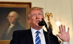 Donald Trump lors d'une allocution à la Maison Blanche le 15 novembre