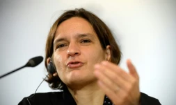 L'économiste franco-américaine Esther Duflo le 22 octobre 2015 à Oviedo en Espagne