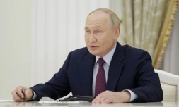 Le président russe Vladimir Poutine, au Kremlin, à Moscou, le 25 septembre 2024