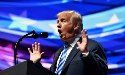 Le président Donald Trump s'exprime devant le lobby pro-armes NRA à Dallas (Texas) le 4 mai 2018