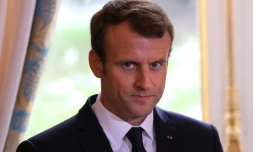 Emmanuel Macron le 5 octobre 2017 à l'ELysée