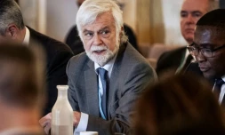 Le président du Giec James Skea à Helsingoer au Danemark le 21 mars 2024