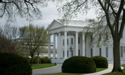 La Maison Blanche Ă Washington, le 7 avril 2015