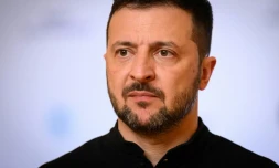 Le président ukrainien Volodymyr Zelensky le 11 septembre 2024 à Kiev