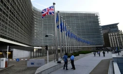 Le siège de la Commission européen, le 16 octobre 2017 à Bruxelles