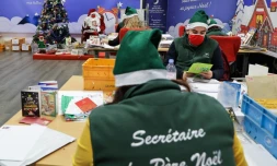 Les "lutins" du secrétariat du pÚre Noël le 10 décembre 2020 à Libourne