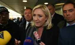 Marine Le Pen le 20 octobre 2015 à Lyon 
