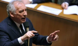 Le Premier ministre François Bayrou à l'Assemblée nationale, le 28 janvier 2025