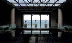 Le nouveau musée Nabu au Liban, au bord de la Méditerranée à El-Heri, le 27 septembre 2018